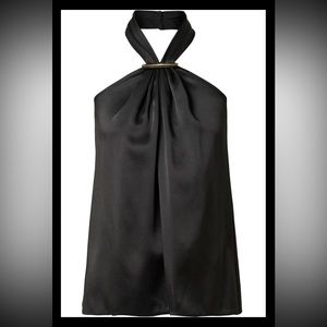 Jason Wu Embellished Satin Halterneck Top Size US10